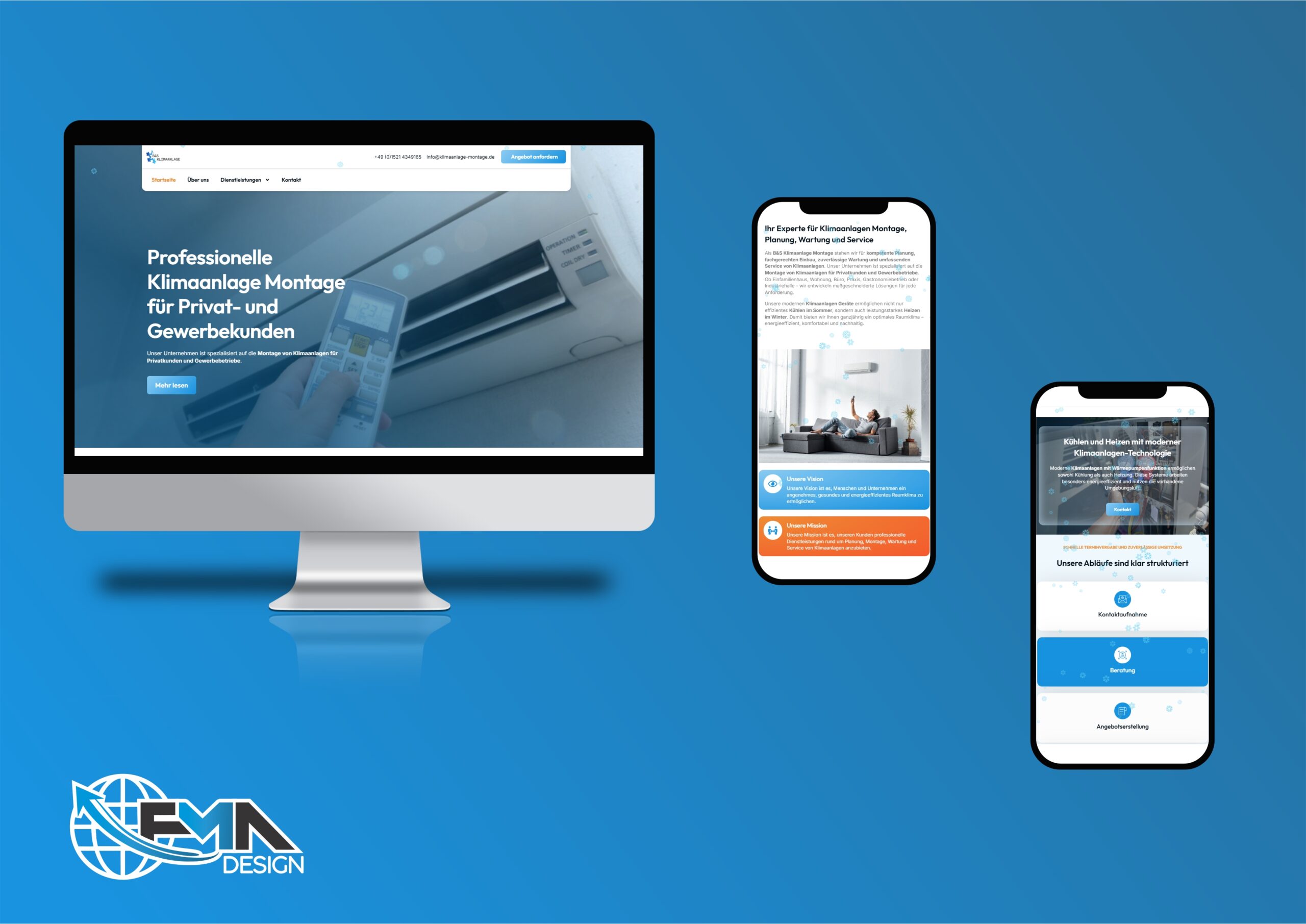 Webdesign für Klimatechniker